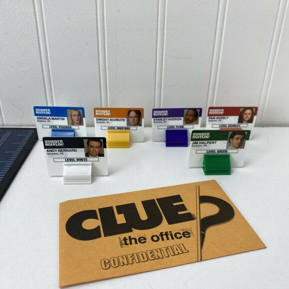 Clue: THE OFFICE Edition Board Game 2009- Dunder Mifflin, Scranton 100% COMPLETE - Picture 3 of 8